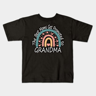 Anouncet The Best Moms Get Promoted To Grandma Kids T-Shirt